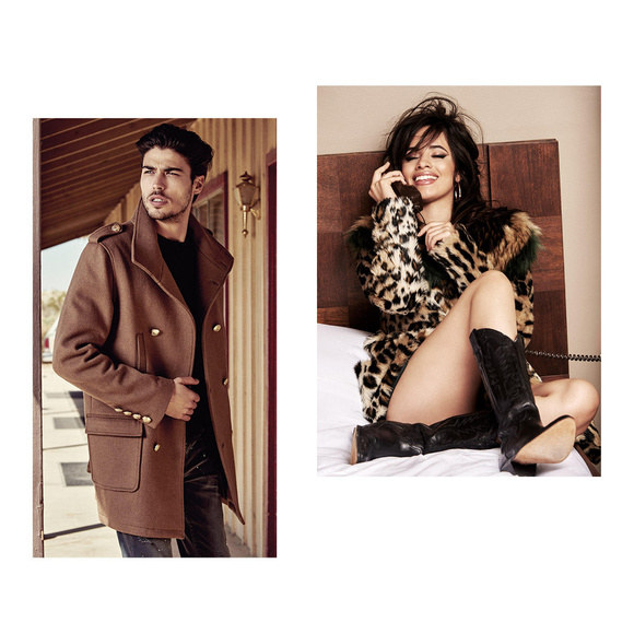 GUESS Natalia Faux Fur Coat Animal Print Tan Brown Celebrity Glam Luxe Jacket - Picture 3 of 8